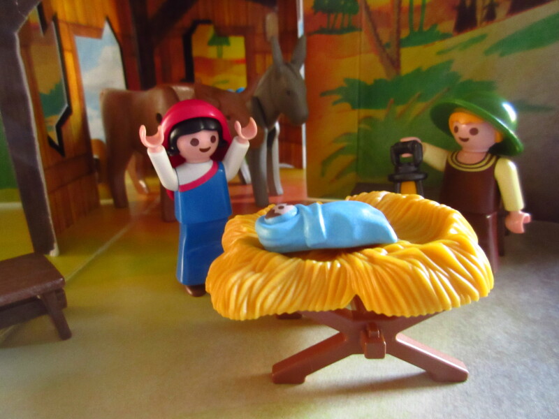 It's advent for the Playmobil people in our house...