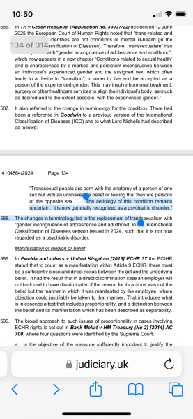 Sandie Peggie vs NHS Fife Health Board and Dr Beth Upton, following Employment Tribunal judgment - thread #58