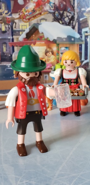 It's advent for the Playmobil people in our house...