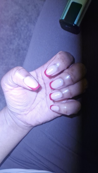 I think I'm done with glittery nails at Christmas