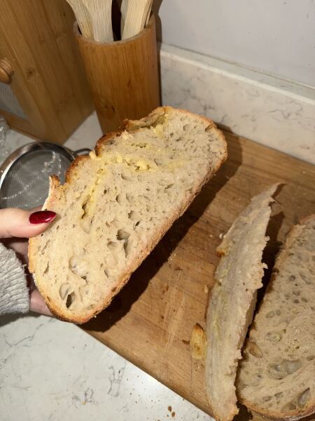 To show you all my sourdough