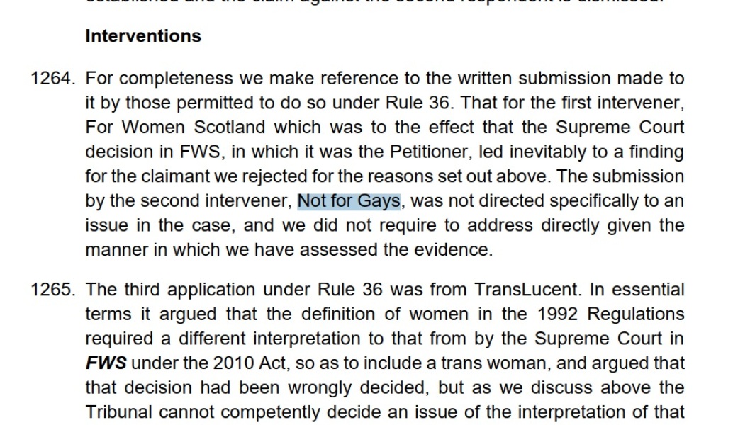 Sandie Peggie vs NHS Fife Health Board and Dr Beth Upton, following Employment Tribunal judgment - thread #58