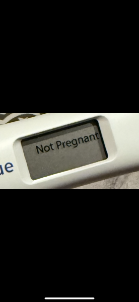 Clearblue digital says Not Pregnant