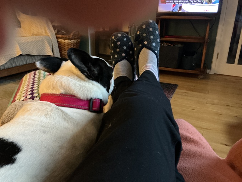 Oh god just looked down - whats on your feet, does it show your age??