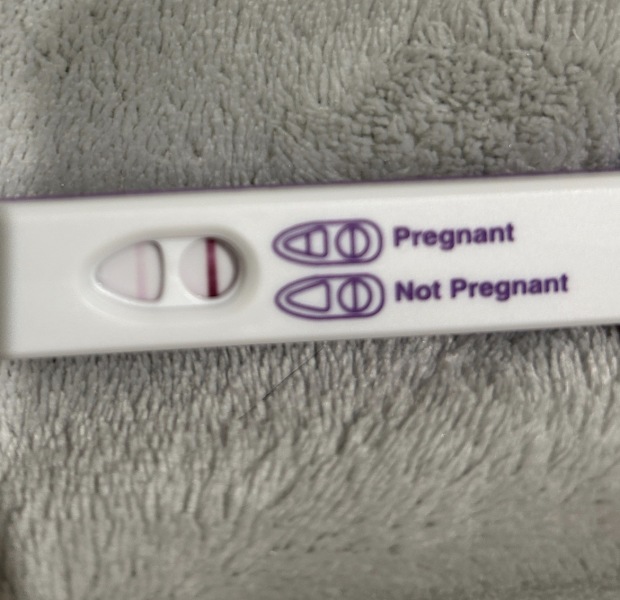 Line too faint for 15dpo?