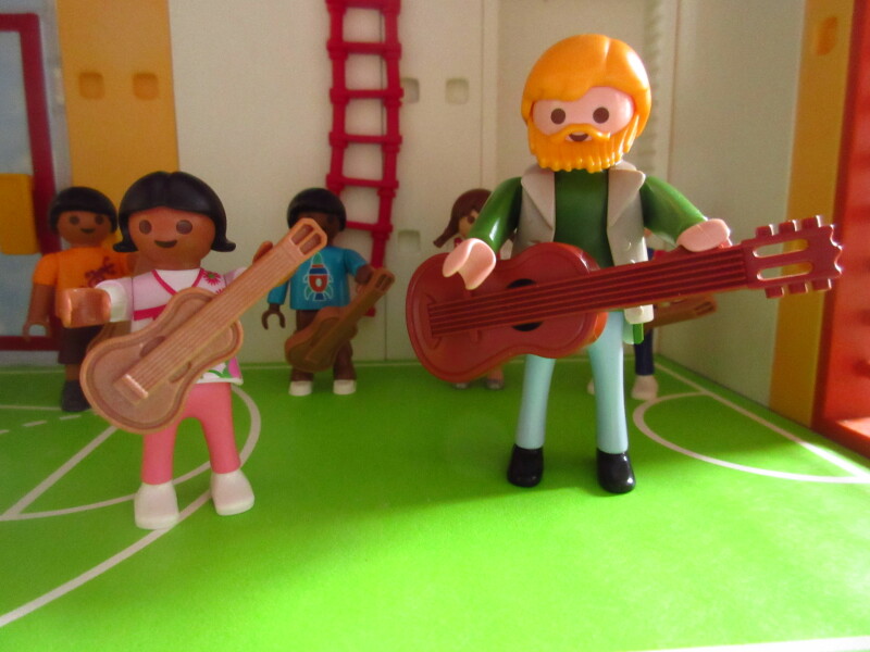 It's advent for the Playmobil people in our house...