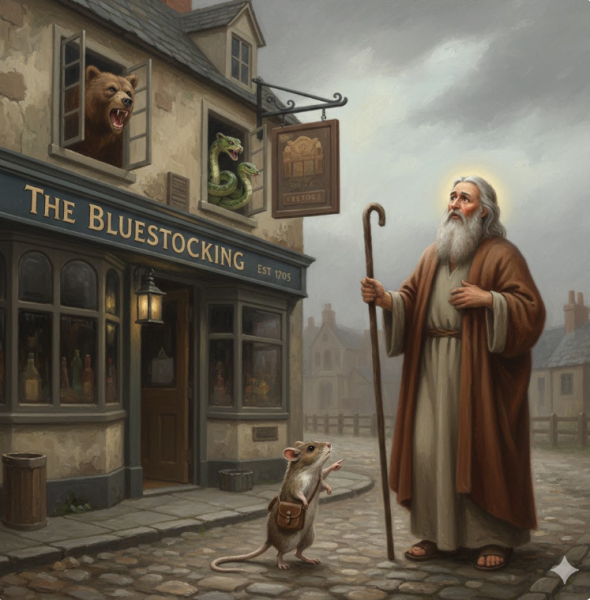 The Bluestocking: it's the season of mulled wine, conversations about pineapple and, of course, gerbils. Confused? You will be...