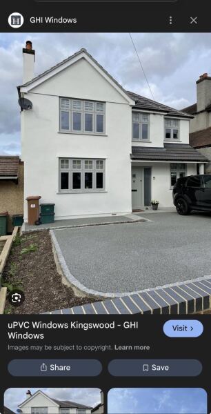 White Render - what colour windows?