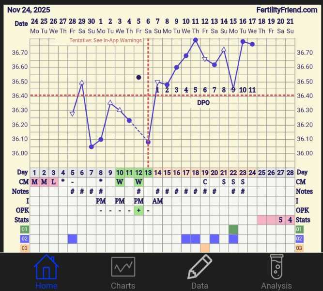 Implantation dip? And vvvvvf line?