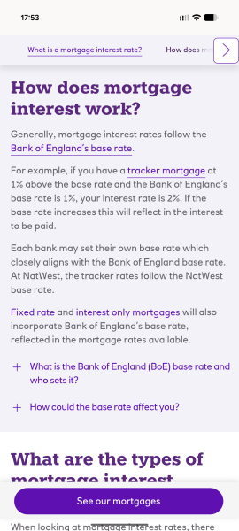 Mortgages- so you know