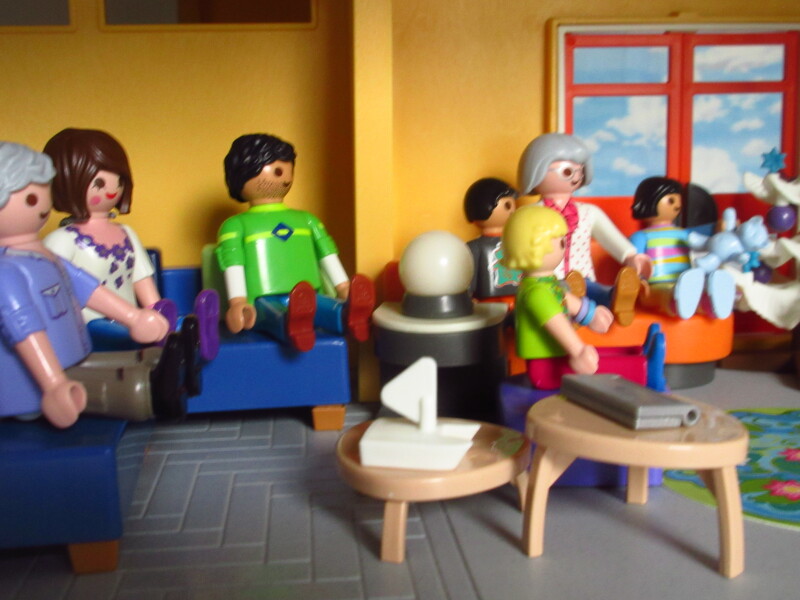 It's advent for the Playmobil people in our house...