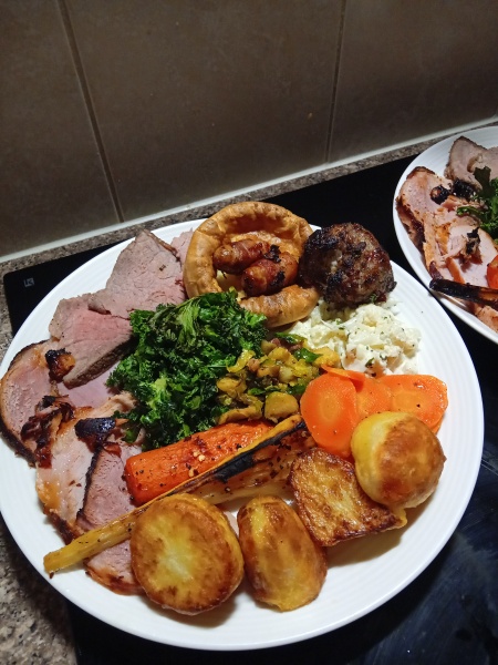 Go on then, show me your dinner