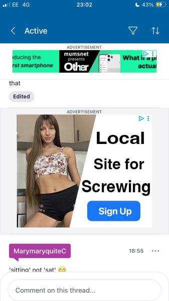 Unacceptable Advert