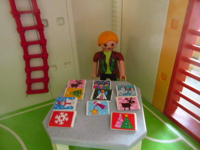It's advent for the Playmobil people in our house...