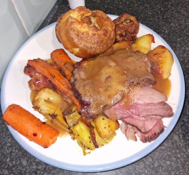 Go on then, show me your dinner