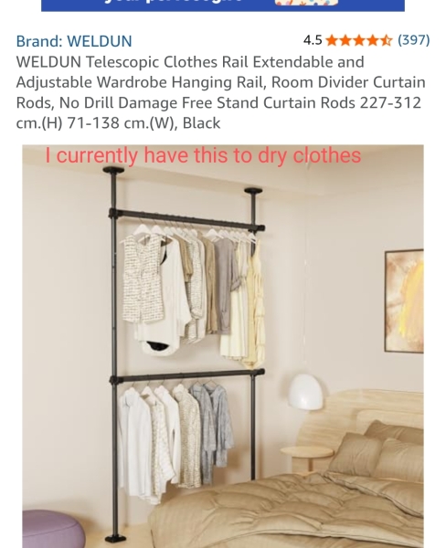 Drying clothes with a dehumidifer