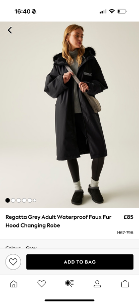 Becoming a dry robe wanker for dog walks.
