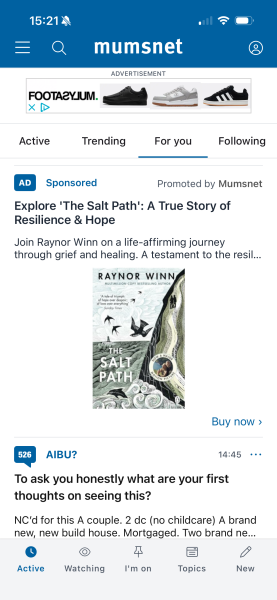 Thread 20 : To feel disappointed after reading this in The Observer about the author and her husband from The Salt Path book and film?