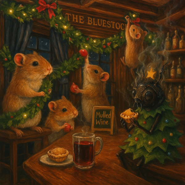 The Bluestocking: it's the season of mulled wine, conversations about pineapple and, of course, gerbils. Confused? You will be...