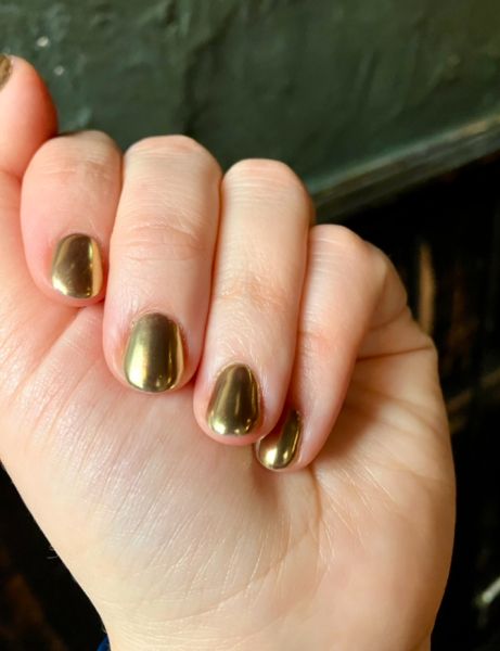 I think I'm done with glittery nails at Christmas