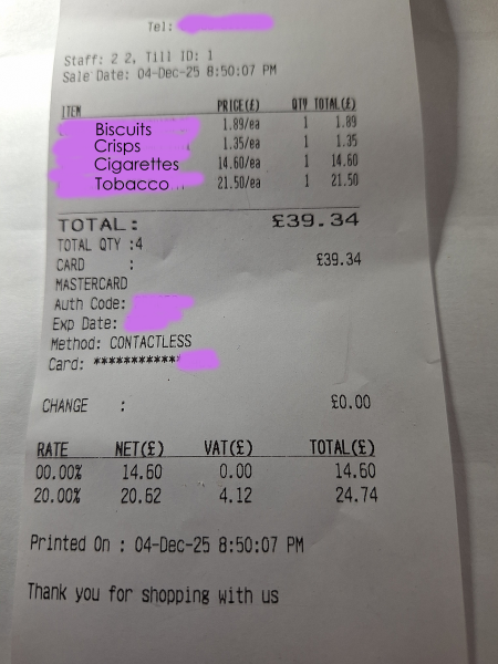 Is my corner shop scamming VAT?