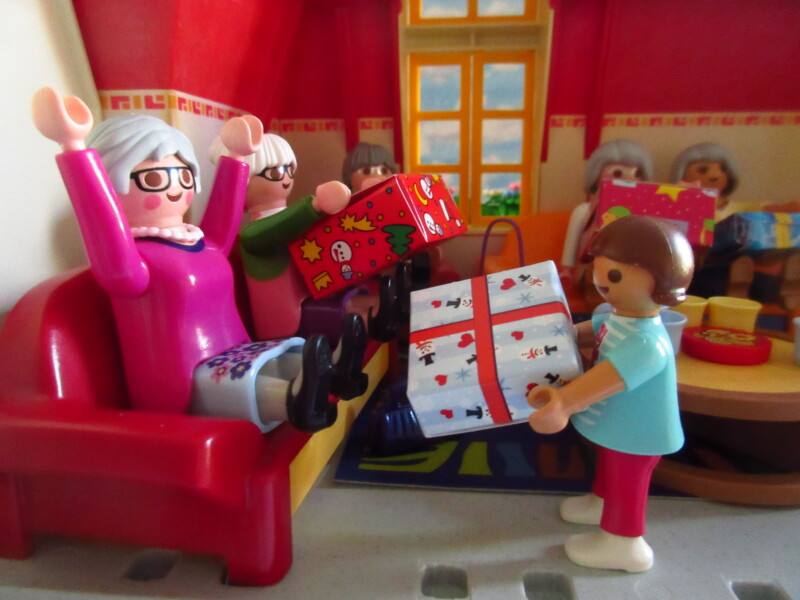 It's advent for the Playmobil people in our house...