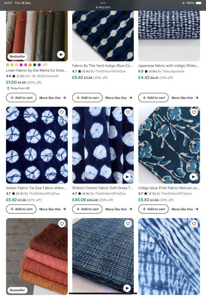 Has anyone bought shibori type fabric from India?
