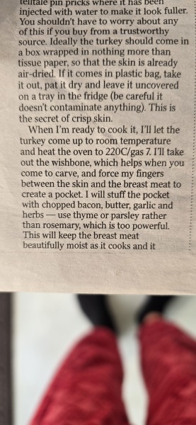 Butter under the turkey skin - what recipe?