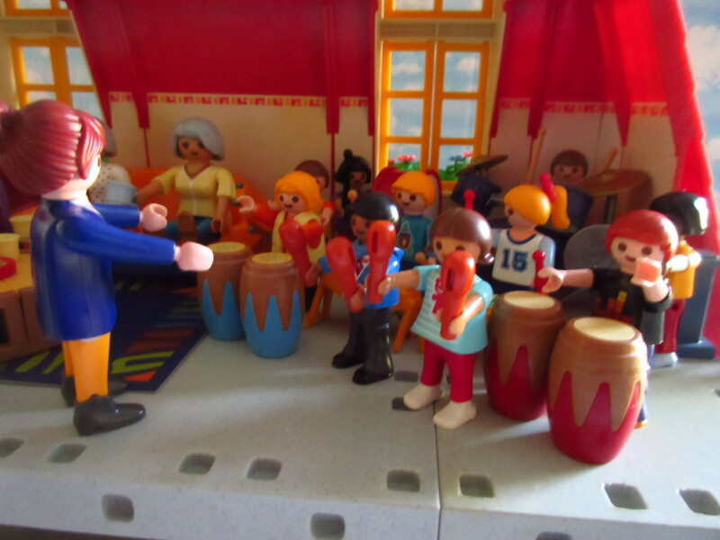 It's advent for the Playmobil people in our house...