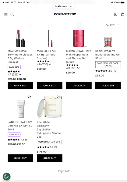 Is there a Look fantastic advent calendar opening thread?