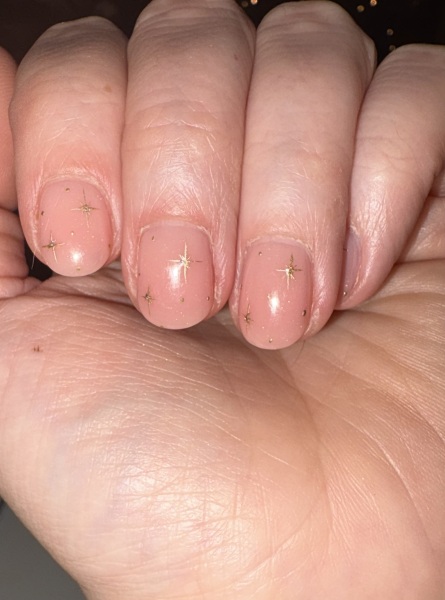 I think I'm done with glittery nails at Christmas