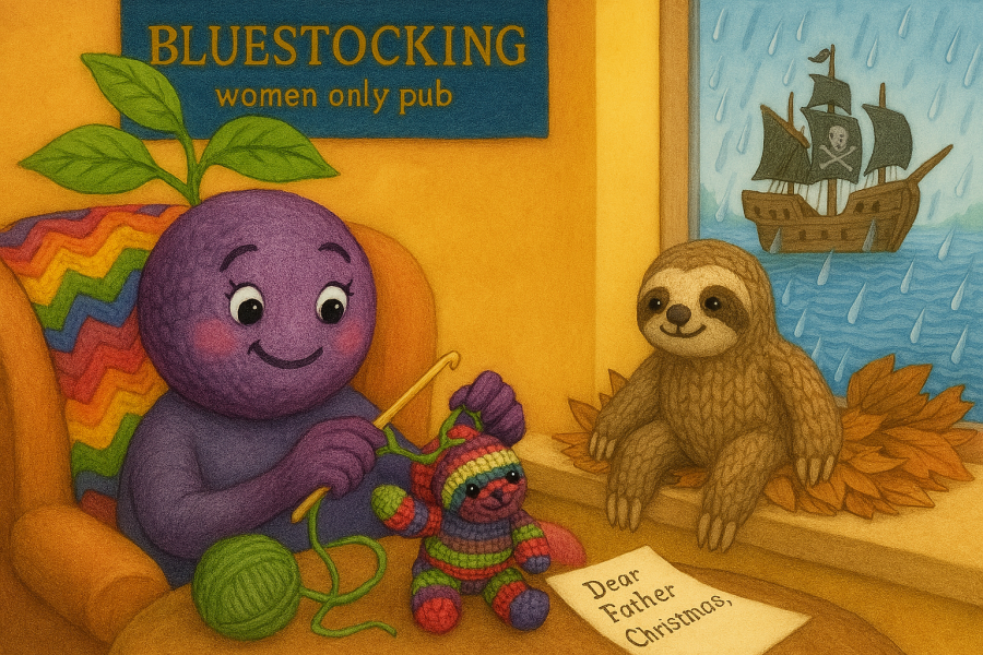 The Bluestocking: it's the season of mulled wine, conversations about pineapple and, of course, gerbils. Confused? You will be...