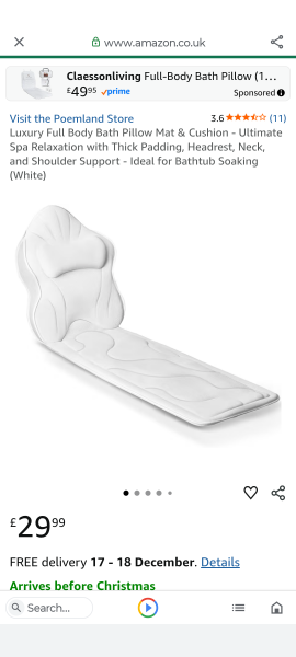 How to make the new bath more comfortable for a soak?