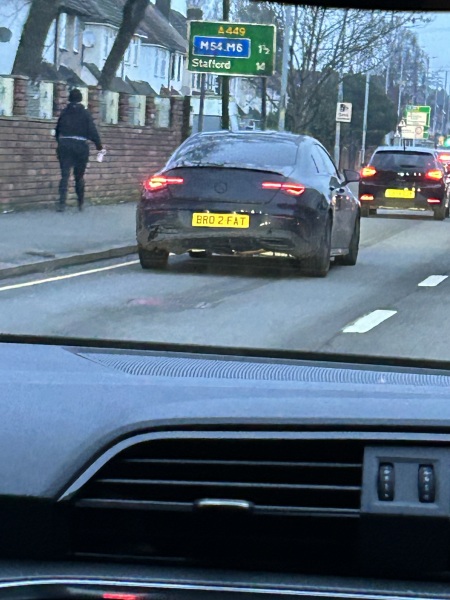 Funny car registration plates