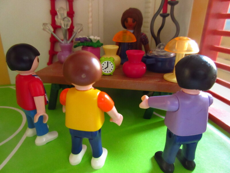 It's advent for the Playmobil people in our house...
