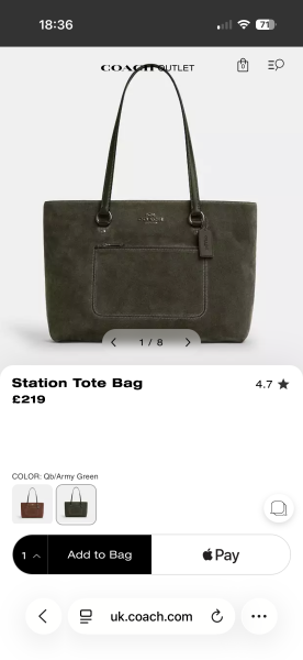 Which tote bag for £200?