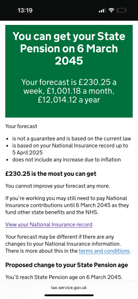 National Insurance Credits after Children hit 12 years old, what’s have you done about this ?