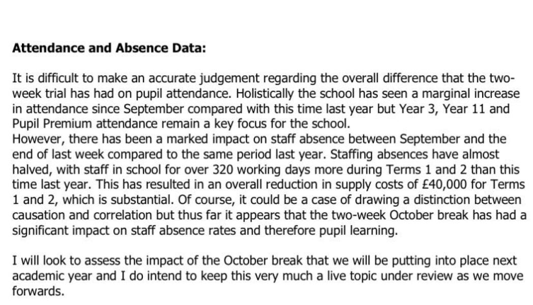 To think we don’t need more school holidays?