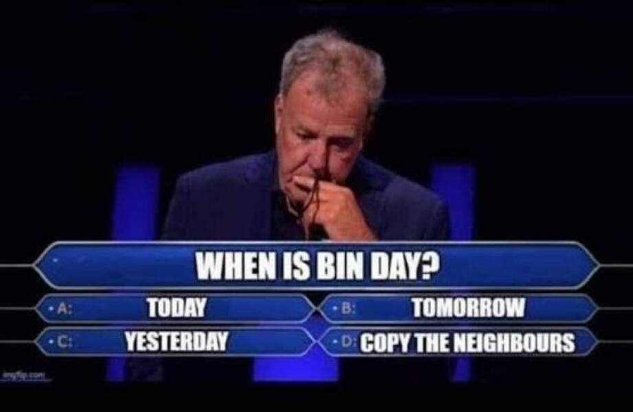 What day is bin day?