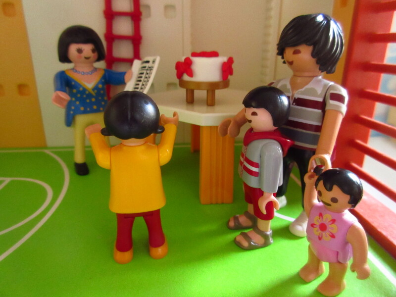 It's advent for the Playmobil people in our house...