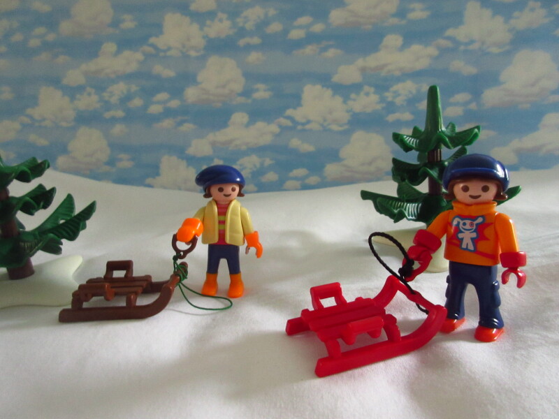 It's advent for the Playmobil people in our house...