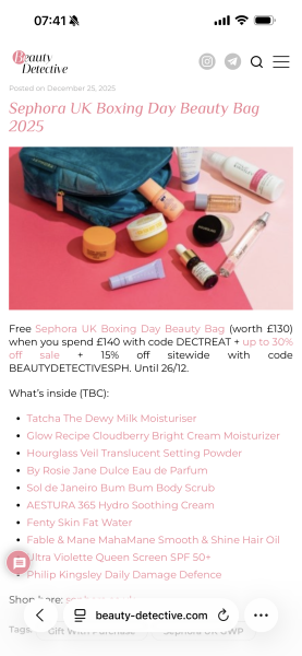 Beauty chat - freebies/gifts with purchase/offers THREAD SEVEN