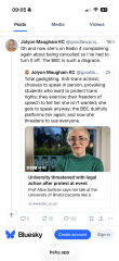 Professor Alice Sullivan threatens legal action against the University of Bristol