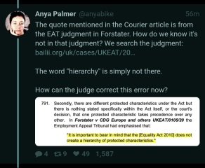 Sandie Peggie vs NHS Fife Health Board and Dr Beth Upton, following Employment Tribunal judgment - thread #58