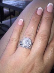 To ask if you like my engagement ring?