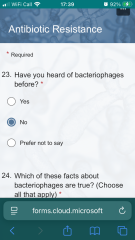 Final year dissertation survey for a Veterinary Bioscience student.