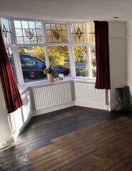 Help me with curtains on bay windows please ?