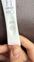 Am i pregnant or is the clear blue an evaporation line?!