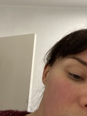 Festive red face