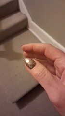 I think I'm done with glittery nails at Christmas